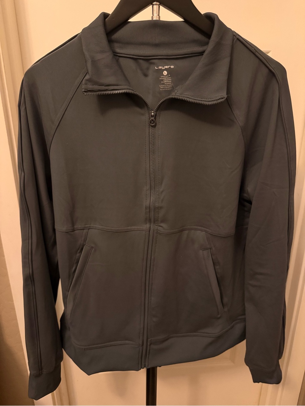 Layers Women’s Full-Zip Track Jacket - Slate Gray